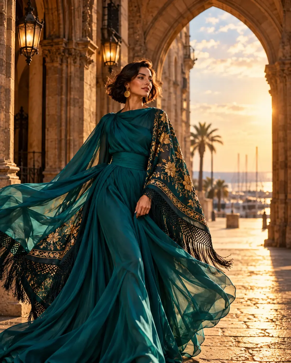 Barcelona al atardecer